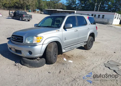 2001 Toyota Sequoia Limited V8 из США, поврежденный, VIN 5TDZT38A01S009860